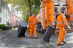 Müllabfuhr nach Pfingstmontag