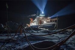 Die Polarstern war monatelang die einzige Lichtquelle für das Forschungsteam. Die Sonne schien in der Polarnacht nicht.  Esther Horvath