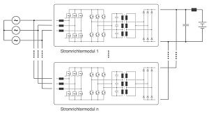 Topologie des 3-Phase Direct Resonant Charging Systems.  Michael Kokes, HS Heilbronn