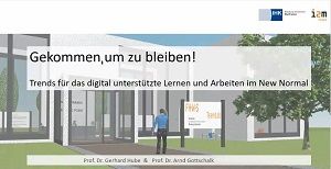 Die Trends des neuen Lernens (Screenshot FHWS / Hube, Gottschalk)