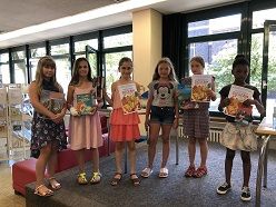 Vorlesewettbewerb Foto der Finalistinnen