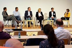 Podiumsdiskussion im Rahmen der Statuskonferenz Bioenergie 2023  Rico Ehrentraut  © DBFZ, 2023